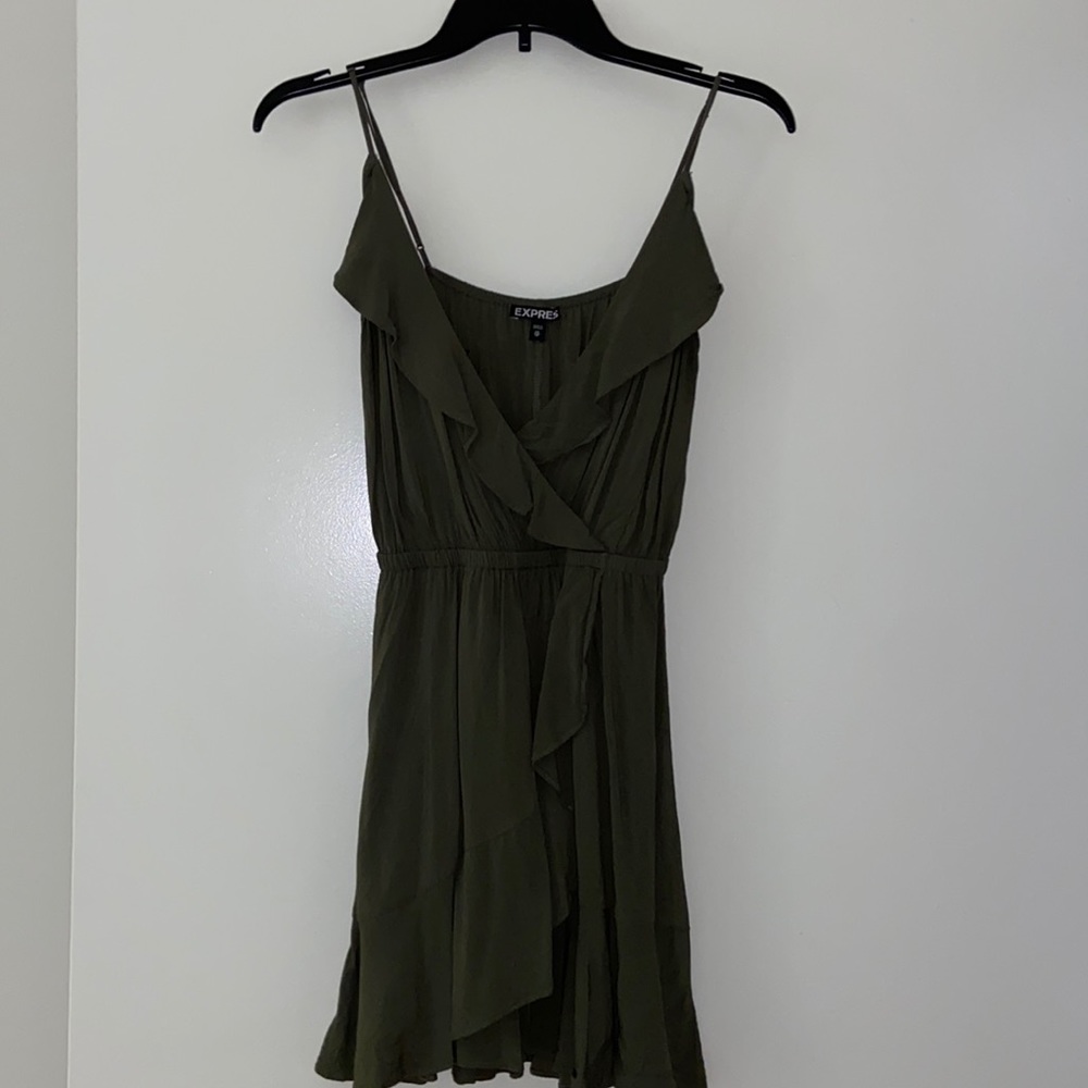 EXPRESS | Dark Green Dress